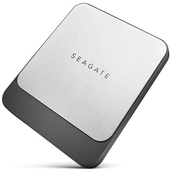 Seagate Stcm250 External 250gb Type-C Ssd Silver+Black 540/500mb/Sec 94x79x9mm With Usb Type-C To Type-A + Type-C To Type-C Cable Usb-Powered With 2 Months Adobe Creative Cloud Photography Plan - 3 Years Warranty