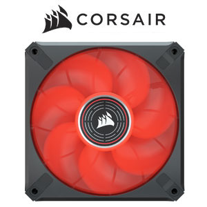 Corsair Co-9050122-Ww Ml120 Elite Black With 8x Blue Led 120x120x25mm Premium Magnetic Levitation Bearing 7 Blades Pwm Fans With Airguide 450-2000rpm 10-30dba 15-58cfm 0.3-2.9mm/H2o Static Pressure