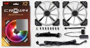 Inwin 120mm Crown Cooling Fan X 2 Inwin Crownx2
