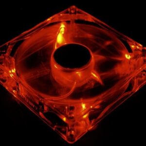 Zalman Zm-F3rl 120mm Red Led 120x120x25mm 1000-1800rpm 20-32dba With Anti-Vibration Silocone Pins - 1 Year Warranty