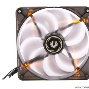 Bitfenix Bff-Blf-14025o-Rp Spectre Led - Transparent With Orange Led Led On/Off Via Jumper Or Fan Controller 140x140x25mm 9x Sickle Fan Blades Fdb ( Fluid Dynamic Bearing ) Bearing 1000rpm 47.7cfm 20dba - 1 Year Warranty