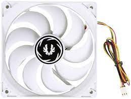 Bitfenix Bff-Scf-P14025ww-Rp Spectre Pwm All White 140x140x25mm 9x Sickle Fan Blades Fdb ( Fluid Dynamic Bearing ) Bearing 700-1800rpm 47.7cfm 20dba - 1 Year Warranty