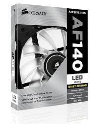 Corsair Co-9050025-Ww Sp140 Led - White ; 140x140x25mm Sleeve Bearing 7 Blades 1440rpm 29.3dba 49.49cfm 1.17 Mm/H2o Static Pressure