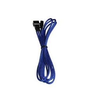 Bitfenix Bfa-Msc-3f90bk-Rp Alchemy Multisleeved(3) Cable - 90cm 3 Pin Power Extension Cable For Cpu Fan Or System Fan - Blue