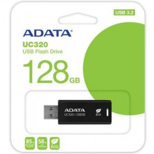 Adata 128gb Uc320 Slide Usb3 Flash Drive