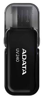 Adata 32gb Usb2.0 Flash Drive Uv240 / Uv240p Black Flip Cap Design + Integral Strap Mount - 55x19x8mm Read/Write : 30/8 Mb/Sec (200x) Support Linux Mac Os Support Free Ostogo + Ufdtogo + 60days Trial Norton Internet Security - 5 Years Warranty