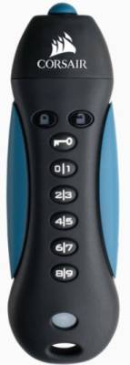 Corsair Cmfpla3b-16gb Padlock 3 16gb Usb3.0 Flash Drive With Hardware-Secured Lock ( With Customizable 10x Digit Numeric Combination Lock ) + Built-In Hacking Detection ( Locks Device For 2 Minutes After 5 Failed Attempts ) Durable + Water Resistant