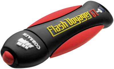 Corsair Cmfvygt3b-64gb / Cmfvygt3c-64gb Voyager Gt Usb3.0 ( Usb2.0 Backward Compatible ) 64gb Flash Drive Durable + Water Resistant Include True Crypt Security Application For Aes-256 Encryption Read : 240mb/Sec Write : 100mb/Sec 75x23x13mm - 5 Yea