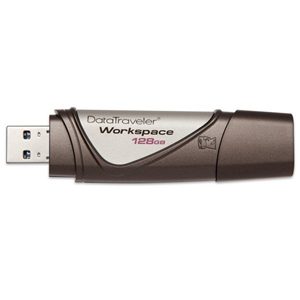 Kingston Dtws/128gb Datatraveler Workspace - Usb3.0 ( Usb2.0 Backwards Compatible With Usb 2.0 ) With Sandforce Ssd Controller Bootable Support Windows To Go 128gb Flash Drive Usb3.0 Read/Write : 250 Mb/Sec Random 4k Read/Write: 3750/9800 Iops 75.3