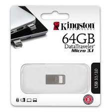 Kingston Dtlpg3/64gb Datatraveler Locker Plus G3 - With Personal Security ( Hardware Encryption And Password Protection ) - Usb3.0 ( Usb2.0 Backwards Compatible ) Read/Write : 135/40 Mb/Sec 64gb Flash Drive With Hardware-Based Encryption 2-Zones 61x