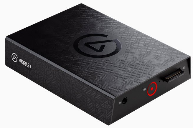 Corsair / Elgato 10gap9901 Hd60 S Plus 4k - External Game Capture For Instant Streaming Or Recording With Sd Card Reader For Standalone Recording Onboard Hevc Hardware Encoding To Reduce Cpu Usage Capture Upto 2160p @ 60fps ( With 4k Passthrough To Scr