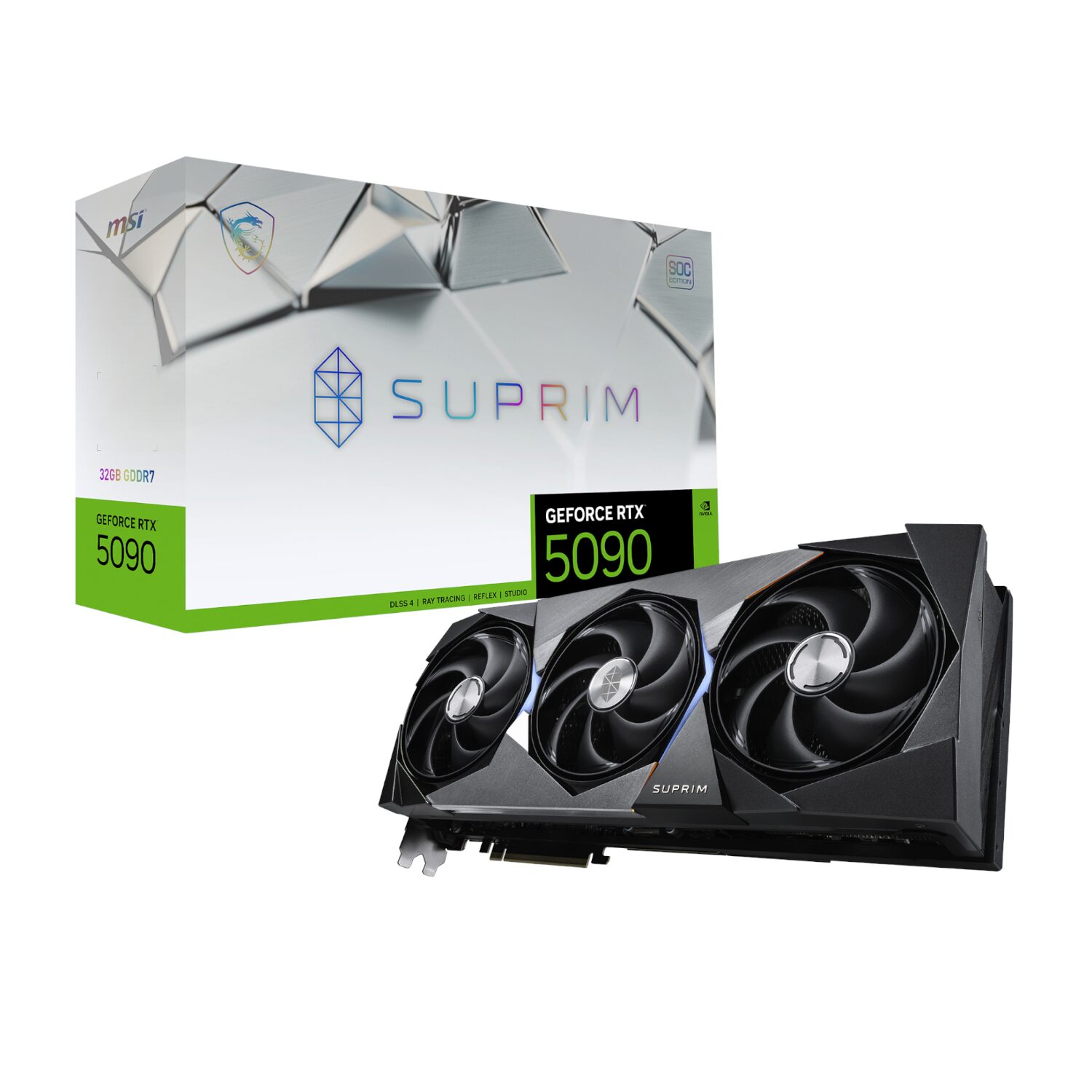 Msi Geforce Rtx 5090 Suprim Soc 32gb Graphics Card