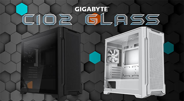 gigabyte c102 glass panel gaming case supplied by frontosa