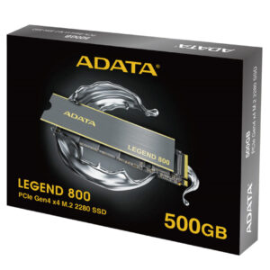 Adata Aleg 800-512gcs 512gb Legend 800 Series With Detachable Heatsink - Ngff(M.2) 3d Tlc Ssd With Nvme Pcie Gen4 X4 Mode Ssd Type 2280 -22x80x6.1mm Hmb ( Host Memory Buffer ) With Ldpc (Low Density Parity Check) Ecc Built-In Hardware Aes-256 Encryptio