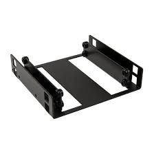Lian-Li Hd-323 Silver 2x 2.5" Hdd/Ssd To 3.5" Mounting Frame With Anti-Virbration Rubber Ring - Ideal For 2.5" Hdd In Chassis With Limited Space