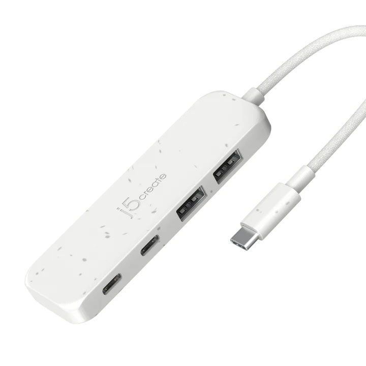 J5 Create Jch342 U3 Type-C-> 2x Usb Type A +2x Usb Type C Multiport Usb Hub