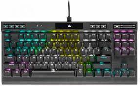 Corsair Ch-911901a K70 Rgb Tkl ( Ten-Key-Less ) - Opx Optical-Mechanical Switch Mechanical Gaming Keyboard