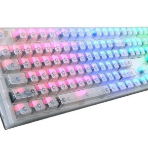 Coolermaster Sgk-6020-Tpcm1 Masterkeys Pro-L Crystal Edition - Cherry Mx Brown - Transparent Mechanical Gaming Keyboard