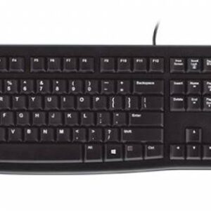Logitech 920-002508 K120 Retail Pack Black Thin Profile Spill-Resistant Uv Coated Key Printing - Usb