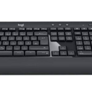 Logitech 920-008685 Mk540 Cordless ( K540 Cordless Kb+ M310 Mouse ) Incurve Keys With Palm Rest Adjustable Tilt Legs Enhanced Function Keys + Hot Keys Battery Indicator + On/Off Switch On Mouse Black - Usb Unifying Receiver