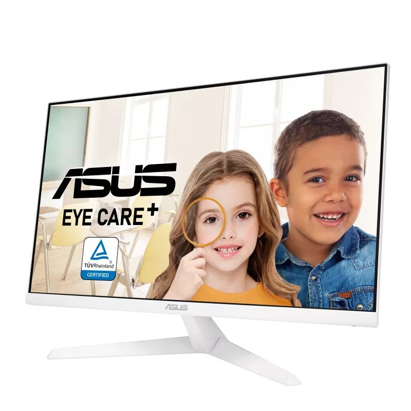 Asus Vy279he-W 27" White Led - Ah-Ips Technology ( True 178 Wide Viweing Angle + Real Color ) With Freesync Technology @ 75hz 1920x1080 ; Brightness- 250cd/M2 ; Contrast Ratio - 1000:1 / 100000000:1 Response Time- 1ms - D-Sub + Hdmi + 3.5mm Audio