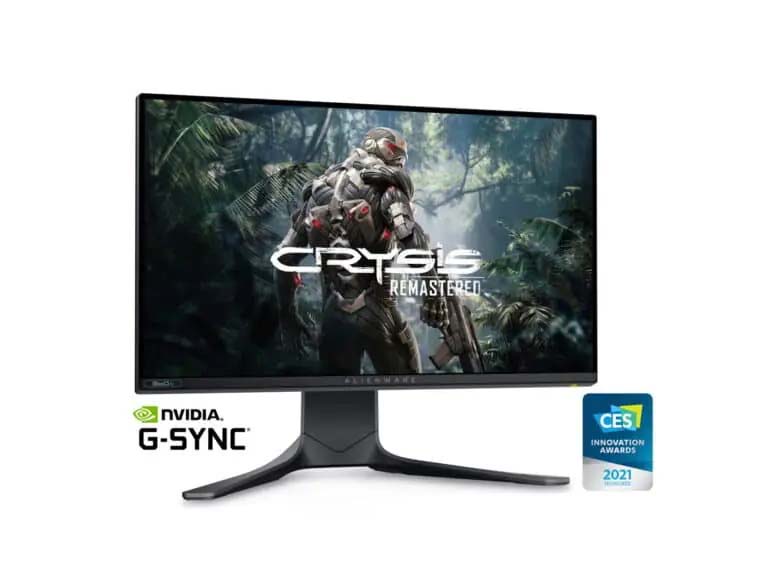 Dell/Alienware 210-Aycl Aw2521h 25" Gaming Lcd With Alienfx Lighting - With Ips Technology ( True 178 Wide Viweing Angle + Real Color ) G-Sync @360hz 3-Side Narrow Bezels 4-Way Adjustable Stand ( Tilt+ Height+ Swivel+ Pivot ) Ddm (Dell Display Ma