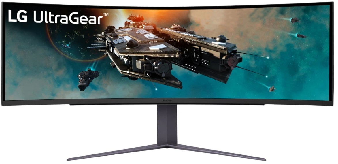 Lg Ultragear 49gr85dc 49" Curved Dqhd (5120x1440) 1ms Amd Freesync Gaming Monitor