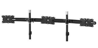 Aavara Ds360 Triple Flip Mount Extended Pole - Add Extra 3x Lcd For Dc310/Di310/Ds310/Ds310i - 1 Center Fixed + 2 Independent Swing Arms Horizontal & Vertical Shift +/- 15 Swivelable 25 Tilt + 90 Rotation Pivot For Landscape Or Portrait Height Ad