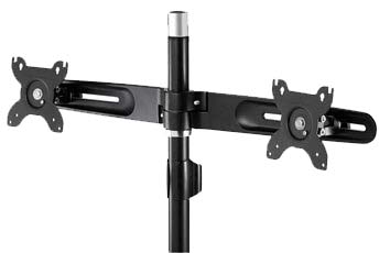 Aavara Ds440 Dual Flip Mount Extended Pole - Add Extra 2x Lcd For Ts742/Tc742/Ti742/Ds200/Dc200/Di200 - 2x Independent Swing Arms Horizontal & Vertical Shift + 30 Swivelable + 30 Tilt + 90 Rotation Pivot For Landscape Or Portrait Height Adjustable