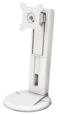 Aavara Ha741l - Height Adjustable Stand For 1x Lcd - Heavy-Duty Load Upto 12kgs - 360 Swivelable + 30 Tilt Angle Adjustable 360 Rotation Pivot For Landscape Or Portrait 130mm Height Adjustable With Expertorque Technology Smart Cable Management Alumin