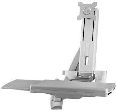 Aavara Wsf110 Workstation Freestyle -For 1x Lcd + 1x Keyboard/Mouse Tray - With 1 Arms / 2 Joints - Wall Mount - Display: 30 ( 0~35 ) Tilt Angle Adjustable +/-90 Swivel Angle Adjustable 360 Rotation Pivot For Landscape Or Portrait 124mm Height Adjustab