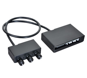 Lian-Li Led50rgb-2 - Red+Green+Blue Led Strips + Controler Unit - 3 Dedicated Control Knobs For Mixture Or R/G/B To Any Colors In Case - 3x50cm - To Be Mounted Anywhere Via Double Tape