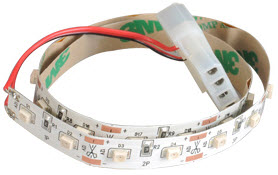 Lian-Li Led-W - White Led Strips 26 Leds 36cm - To Be Mounted Anywhere Via Double Tape