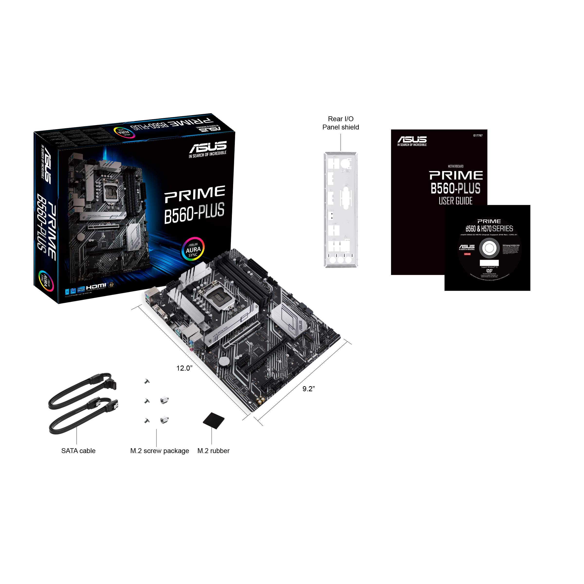 Asus B560 Prime Plus Lga1200 Ddr4 Atx Motherboard