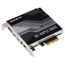 Gigabyte Gc-Maple Ridge Addon Card - 400gbps Thunderbolt 4 Intel Jhl8540 Thunderbolt 4 Controller Require Onboard Header Supports The Pd3.0 Upto 97w Displayport Out + 2x Thunderbolt/ Type-C Out Support Daisy-Chain Up To 10 Devices / 5 Devices Per Po