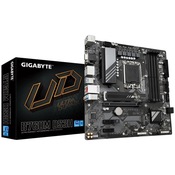 Gigabyte B760m Ds3h Lga1700 Ddr5 Motherboard