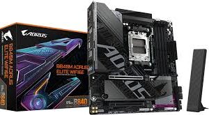 Gigabyte B840M Aorus Elite +Am5 Wifi Motherboard