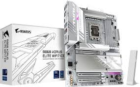 Gigabyte B860m Aorus Elite White ice Wifi Lga 1851 arrow lake motherboard
