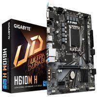 Gigabyte H610m H Ddr5 : All-In-One Lga1700 Alder Lake Mb - With 6+1+1 Phase Digital Vrm Hybrid Core Optimization Addressable Led Strip Support Smartfan6 With 4x Temperature Sensors + 3x Hybrid Fan Headers Solid Pin Power Connectors ( Atx 8pin )- Inte