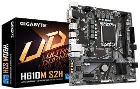 Gigabyte H610m S2h Ddr5 : All-In-One Lga1700 Alder Lake Mb - With 6+1+1 Phase Digital Vrm Hybrid Core Optimization Addressable Led Strip Support Smartfan6 With 4x Temperature Sensors + 3x Hybrid Fan Headers Solid Pin Power Connectors ( Atx 8pin )- Int