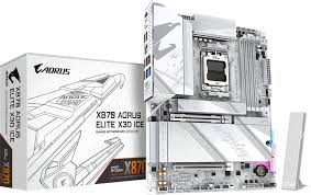 Gigabyte X870 AorusElite X3d White ice+Wifi Lga 1851 Motherboard