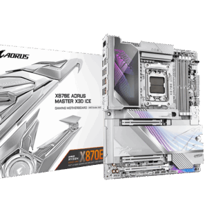 Gigabyte X870E AorusMaster X3d W/ice+Wifi Am5 Motherboard