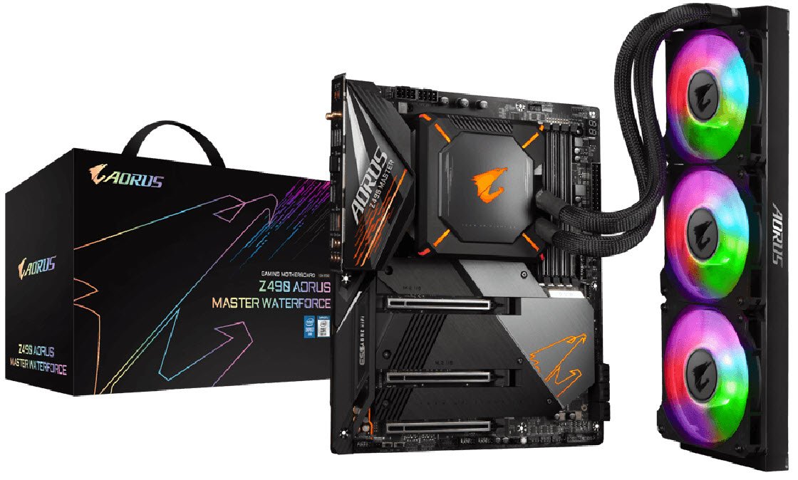 Gigabyte Z490 Aorus Master Water force - wifi 6 lga 1200 motherboard