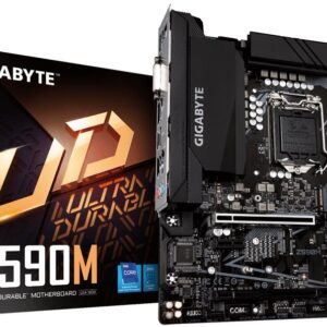 Gigabyte Z590 Aorus Master + Wifi : All-In-One Lga1200 (Rocket Lake + Comet Lake) Mb - With 18+1 Phase Digital Vrm Pre-Mounted I/O Shield With Thermal Armor + Rgb Fusion 2.0 With On-Board Rgb Display ( Multi Zones ) Addressable Led Strip Support On-Bo