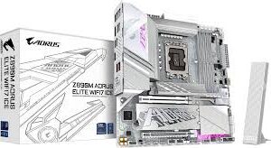 Gigabyte Z890 Aorus elite White Ice+Wifi7 lga 1851 arrow lake ddr5 motherboard