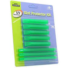 Vantec Spk-08uv-Kg Slot Protector Kit - Uv Reactive Green - For 3 X Memory Slot + 5 X Pci Slot