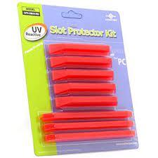Vantec Spk-08uv-Rd Slot Protector Kit - Uv Reactive Red - For 3 X Memory Slot + 5 X Pci Slot
