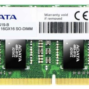 Adata Ad4s2666316g19 / Ad4s2666716g19 / Ad4s266616g19 Ddr4 Nb So-Dimm Valueram 16gb Ddr4-2666 (Pc4-21330) Single Rank X8 Cl19 - 260pin 1.2v - Lifetime Warranty - Retail Pack