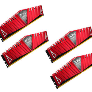 Adata Ax4u2133w4g13-Qrz Xpg Z1 Jet Wing-Inspired Red Heatsink With 2oz Copper 10-Layer Pcb 4gb X 4 Kit - Support Intel Xmp ( Extreme Memory Profiles ) Ddr4-2133 ( Pc4-17000) Cl13 1.2v - 288pin - Lifetime Warranty