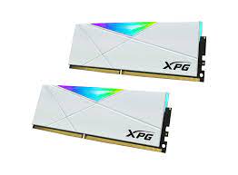 Adata Ax4u32008g16a-Sw50 Rgb D50 White - 8gb X1 Solid Constructed Metal Heatsink ( 133.35x40x8mm ) 10-Layer Pcb Support Intel + Amd Xmp ( Extreme Memory Profiles ) Ddr4-3200 ( Pc4-25600) Cl16 1.35v - 288pin - Lifetime Warranty